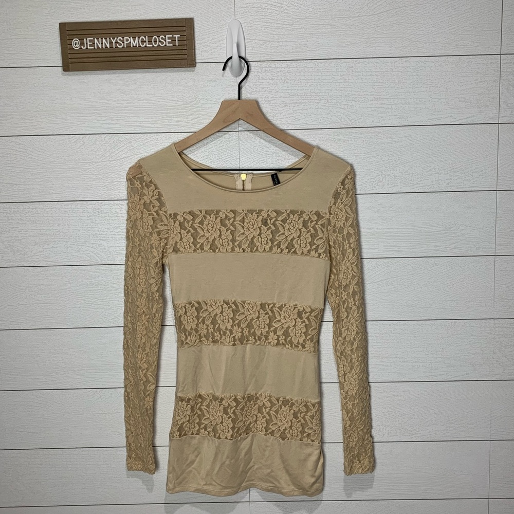 NWT XS Guess by Marciano Cream Dress